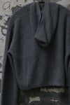 Mutedance 24 Autumn and Winter Hooded Cashmere Sweater MD-MD24FW133-GRAY MD24FW133 MD24FW134